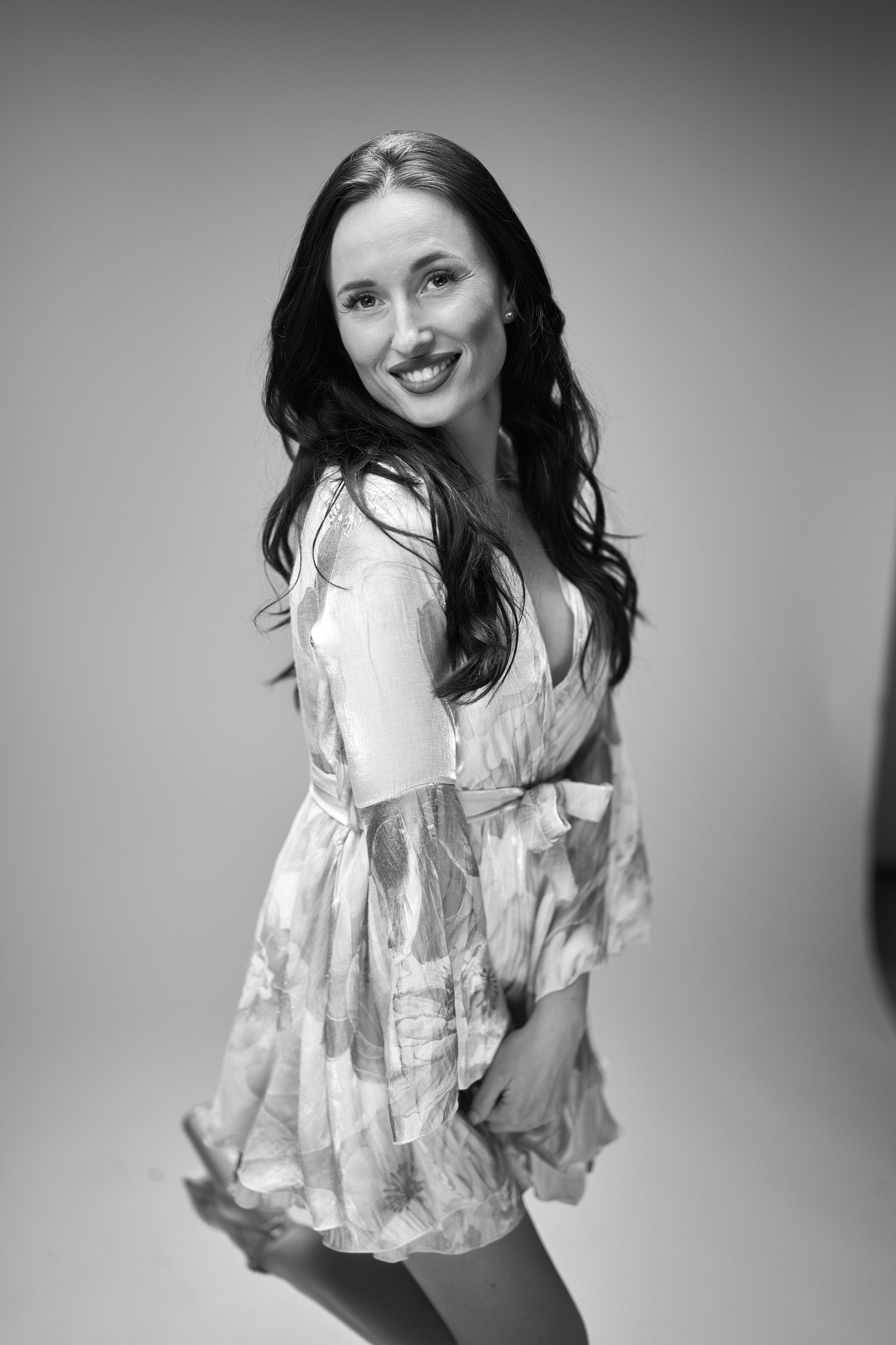 Capture One Veronica 1 Studio Portrait Black and White Preset